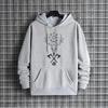 Mens 2025 Fall Winter Hoodie Urban Streetwear Fashion Hip Hop Hooded Sweatshirt Male Trendy Casual Ancient Rune Pattern Pullover