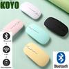 Rechargeable Bluetooth Mouse Wireless Mouse Bluetooth Computer Silent Mause Ergonomic Mini Mouse 2.4Ghz Optical Mice For PC