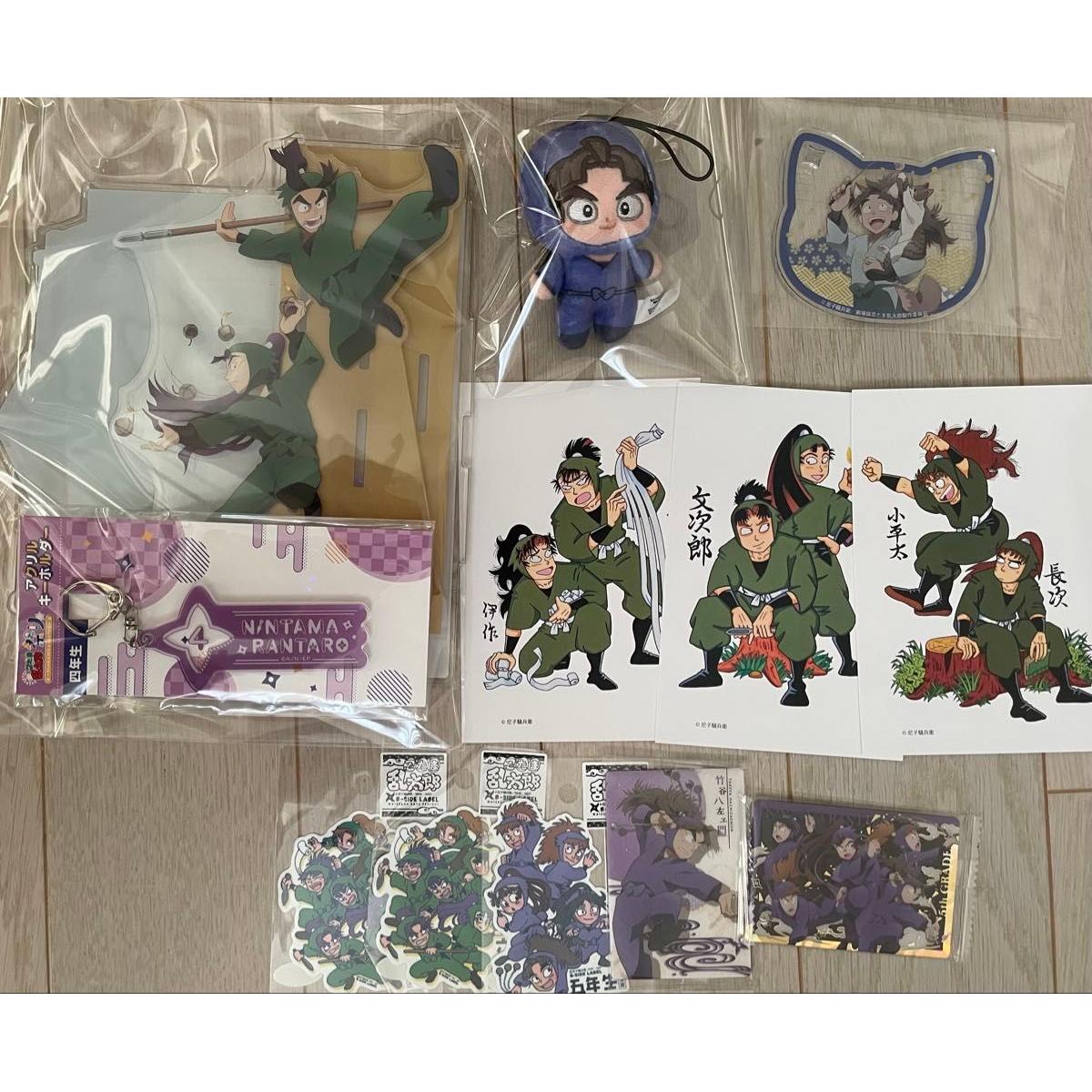 Used Nintama Rantaro Goods Collection Acrylic Key Chain Howanui Sticker Acrylic Coaster