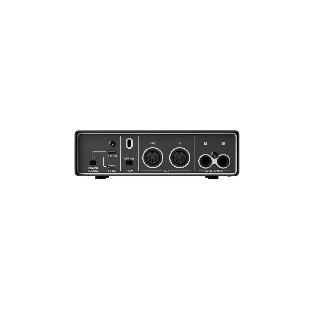 Yamaha URX22C USB Audio Loopback for Music and Streaming 3.1 Interface, 32-bit/192kHz, 2-in/2-out, Function, Production, Recording,