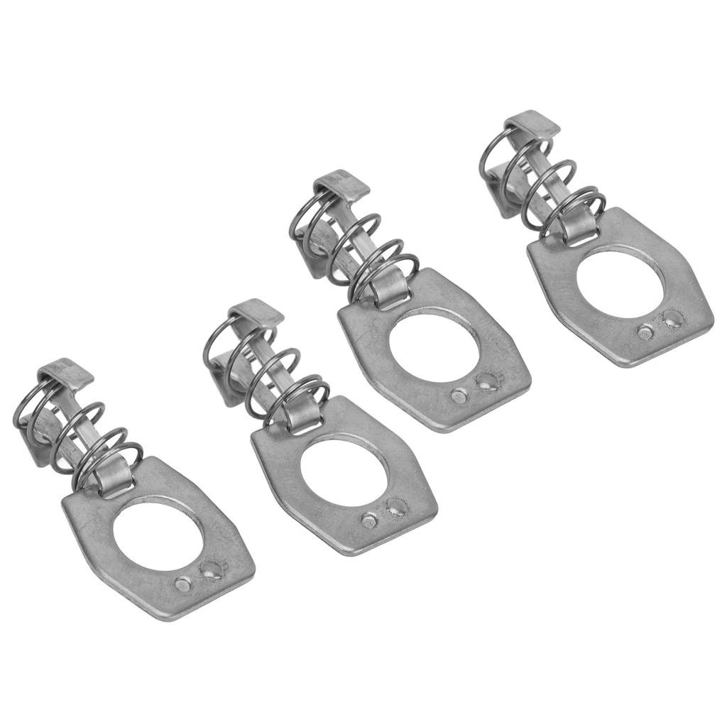 4 Pieces Water Heater Cam Lock Stainless Steel Door Cover Latch Fastener Silver Color for RV Camper