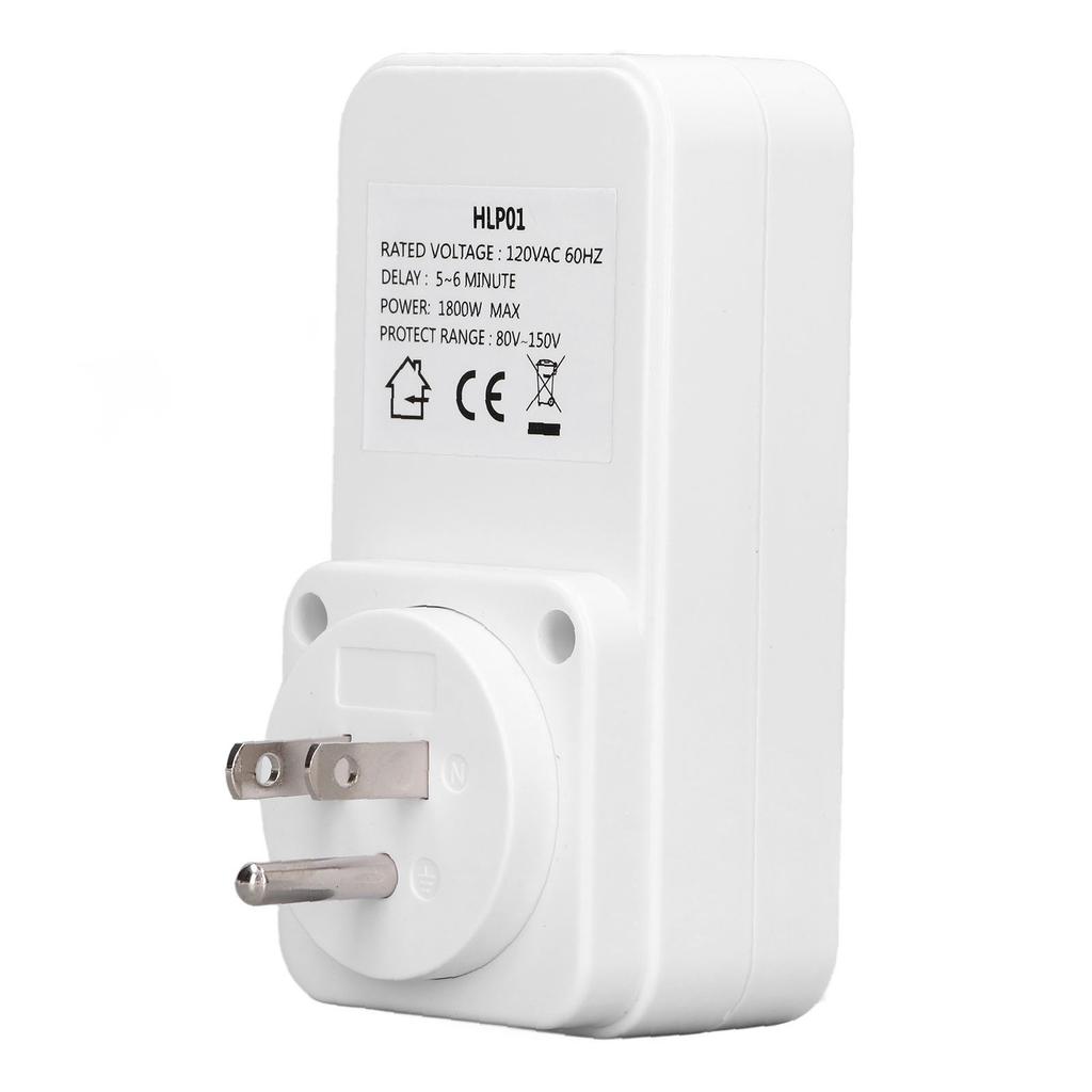 Voltage Socket Voltage Protector Relay Socket Multifunctional for Refrigerator Home Appliance