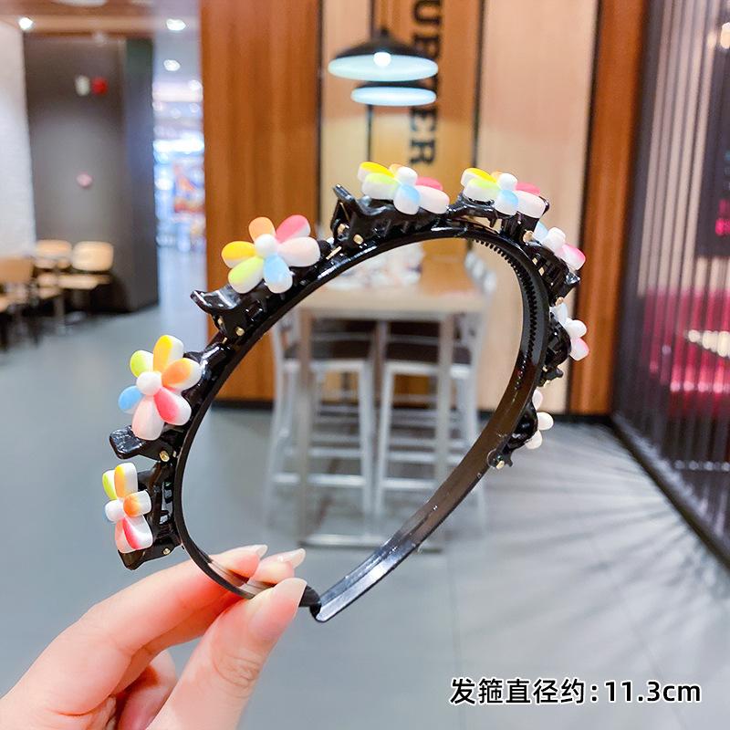 New Cute Cartoon Hairbands Girls Flowers Fruits Shape Hair Hoop Bands Korea Headwear Children for Kids Hair Accessories Gift