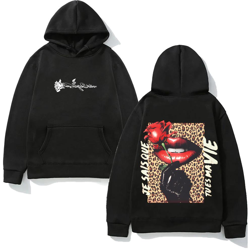 OFFICIAL LEOPARD HOODIE Doja Cat Same As Official Website High Quality Grunge Long Sleeve Sweatshirts Clothing Hooded Pullovers