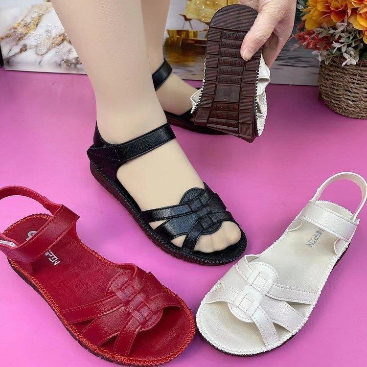 Summer new sandals women's comfortable soft-soled wear-resistant non-slip versatile shoes women's flat sandals