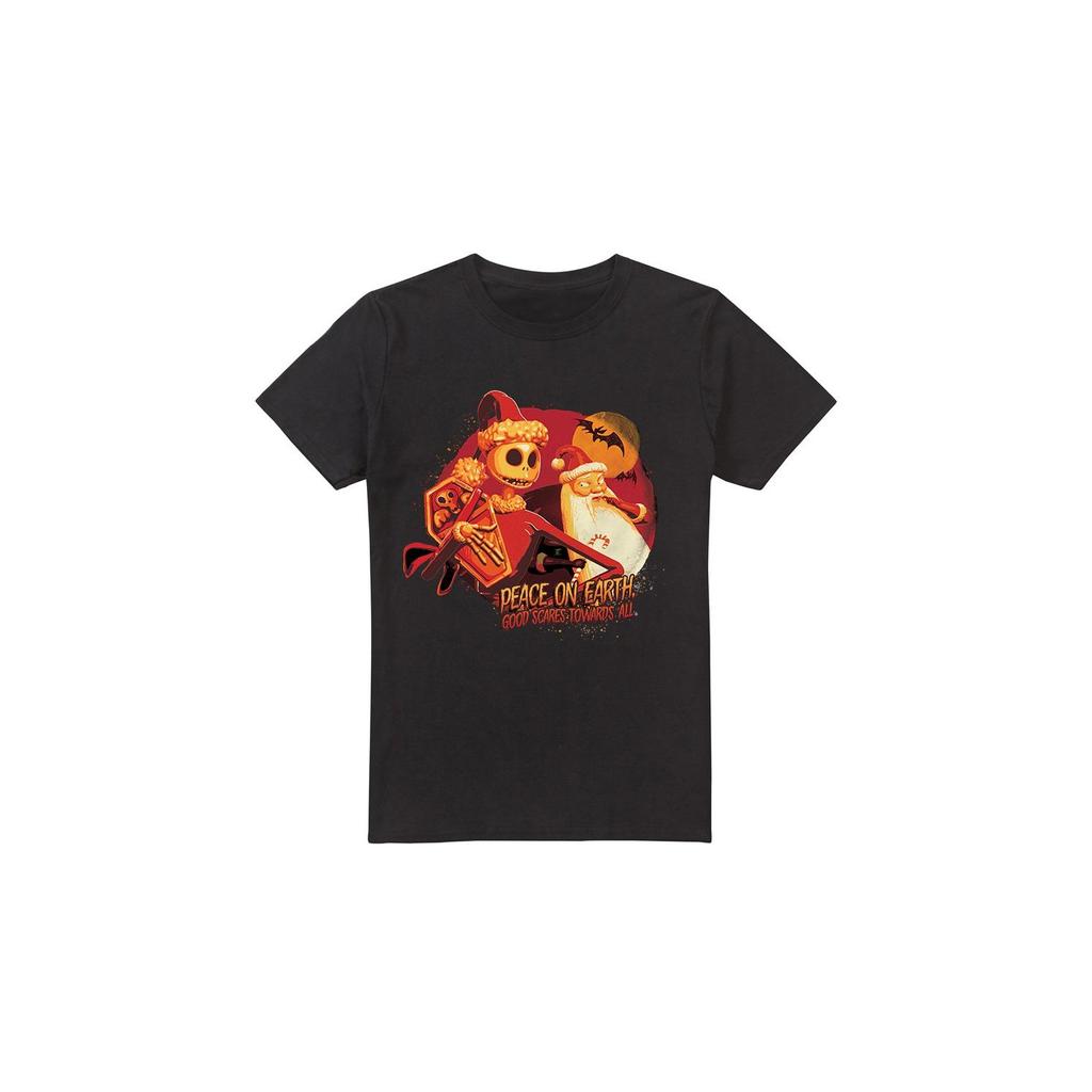 The Nightmare Before Christmas Mens Good Scares Towards All T-Shirt