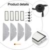 1 Set For DREAME D20 Plus Vacuum Cleaner Side Brush Filter Mop Cloth Kits Vacuum Cleaner Accessories Spare To Replace