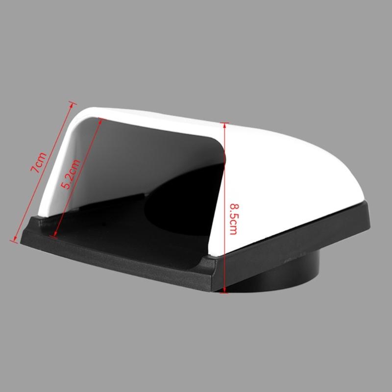 3 Inch Cowl Vent Weatherproof 3 Inch Ventilation Outlet ABS Boat Cabin Ventilator Ensuring Freshes Indoor Air for Boats