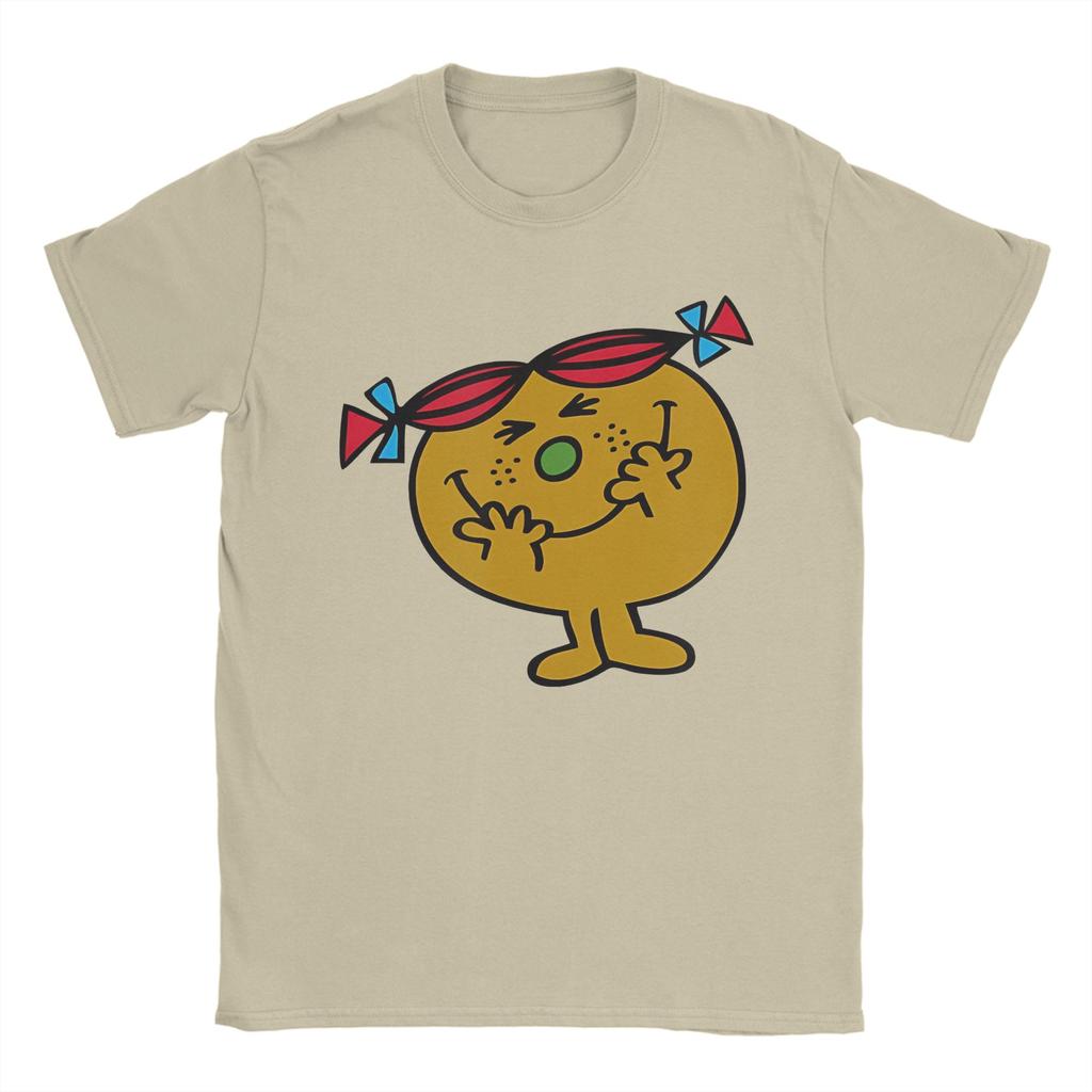 Mr Men Little Miss Trouble T-Shirts Herren Damen Reine Baumwolle Freizeit T-Shirt Rundhals T-Shirt Kurzarm Kleidung Große Größen