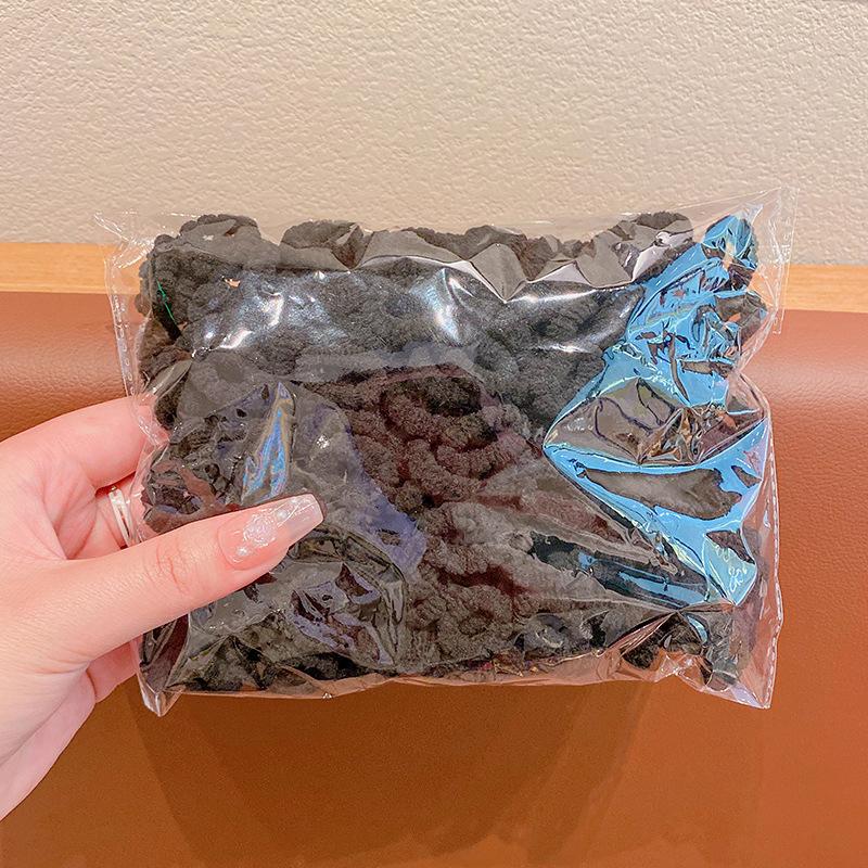 100/500Pcs Hair Accessories Girls Colorful Elastic Hair Bands Ponytail Hold Hair Tie Rubber Bands Scrunchie