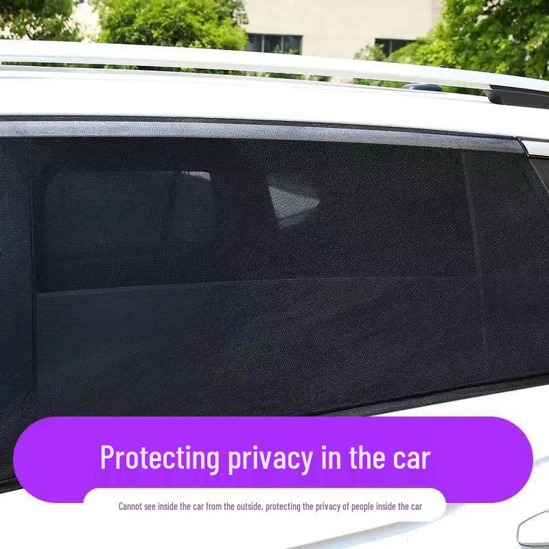 Car Window Anti-Mosquito Sunshade: Sun Protection & Heat Insulation Screen.