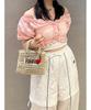 Furfur Ruffle Cut Blouse RWCT252051 Pink Women's