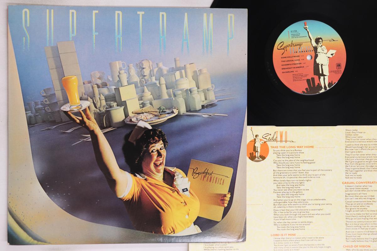 

LP Record SUPERTRAMP - Breakfast In America SP3708 A&M 1979 US Rock Used