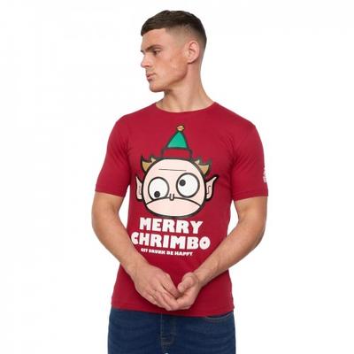 Xplicit Mens Drunk Elf Christmas T-Shirt