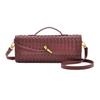 2025 New Women's Woven One-shoulder Organ Bag