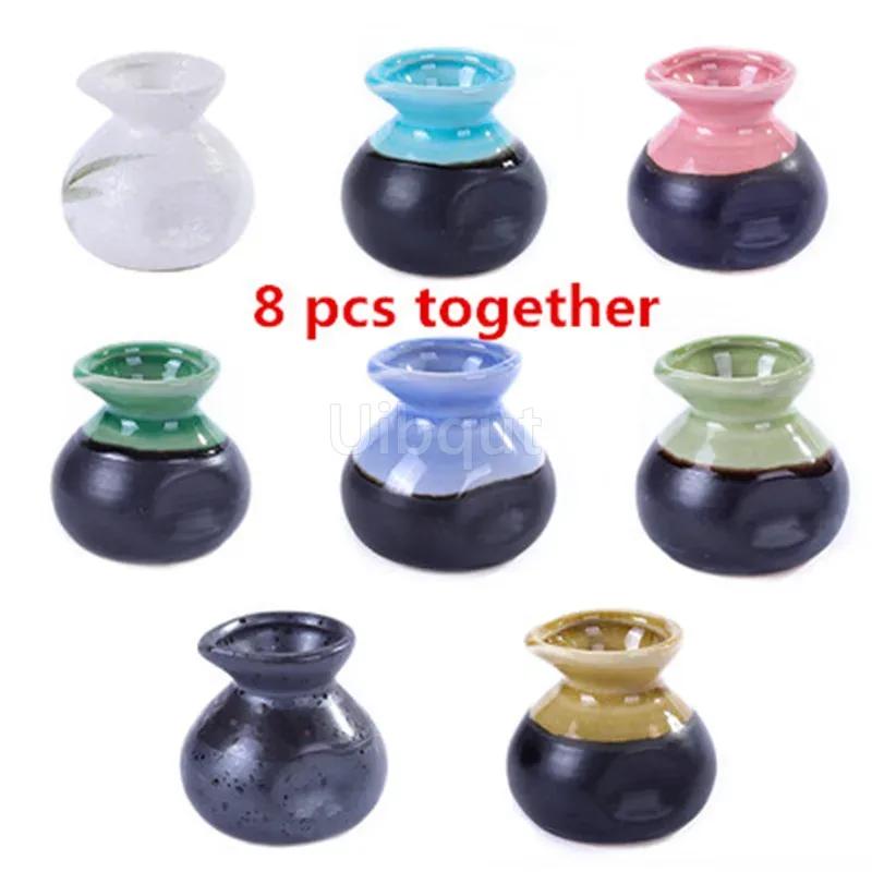 Sushi Shop Sashimi Plate Decoration Ceramic Small Bottle Dry Ice Japanese Kitchen Tableware Restaurant Toothpick Holder Storage