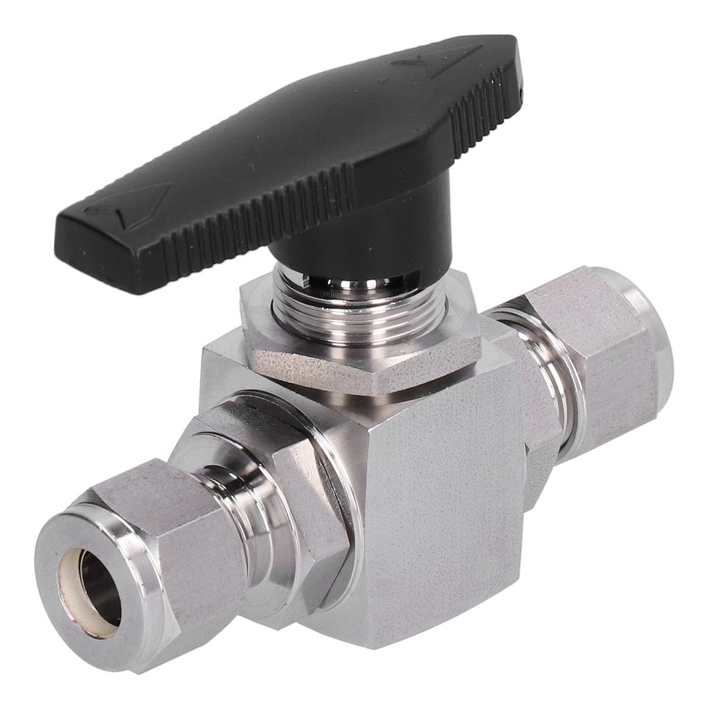 Ball Valve Stainless Steel 316L 3‑Piece Mini Female Replacement Switch Device 10mm