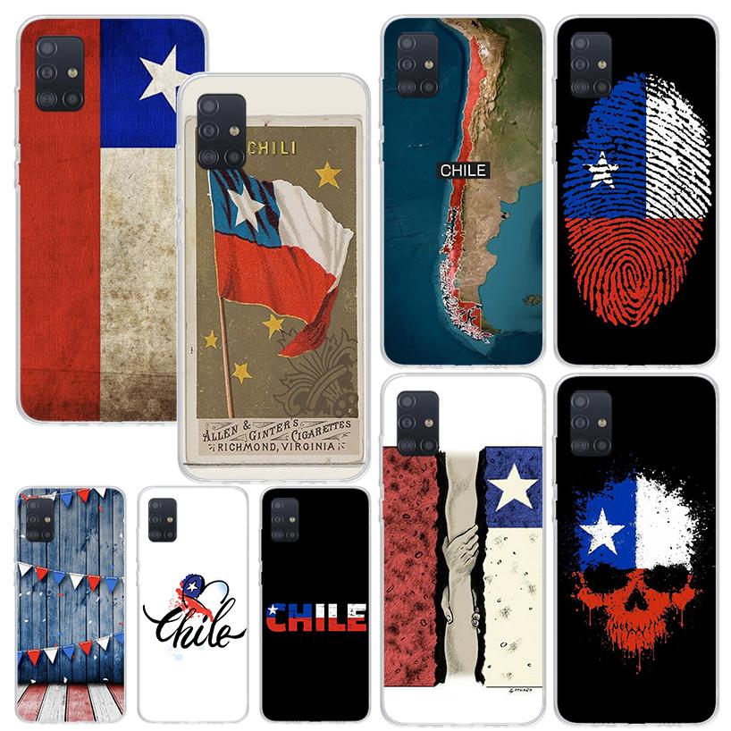 Chile Flag Phone Case For Samsung Galaxy A52 A42 A32 A22 A12 A02S A72 A51 A50S A41 A31 A21S A71 A40 A30S A20S A10S A70S