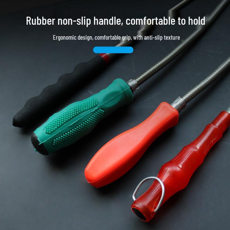 Strong Magnetic Pickup Tool for Car Repair - Bendable Screw Suction Stick