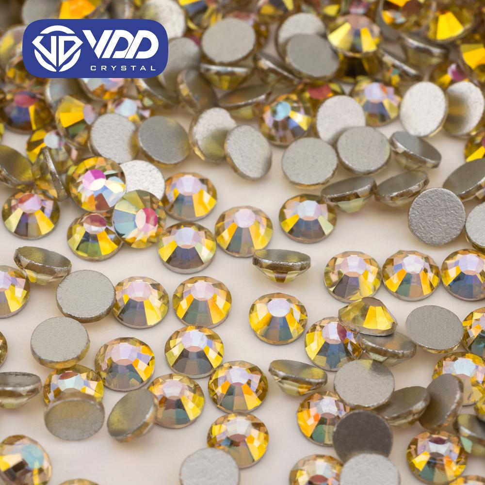 VDD Neue Farben SS4-SS30 Hochwertige Glas Kristall Strasssteine Glitzer Strass Flachrückseite Steine für Nagelkunst DIY Handwerk Dekoration