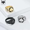 Poker Pik Ass Titanstahl Ring Ring Herren Nische Persönlichkeit Glücksbringer Hipster Wear Handzubehör