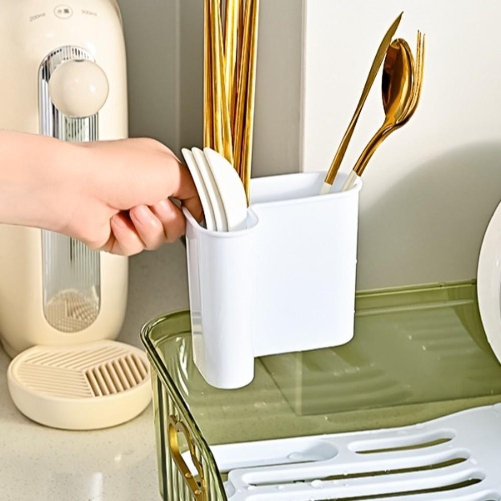 Tableware Storage Cutlery Holder Chopstick Basket Tube Bowl Storage Shelf  Bathroom