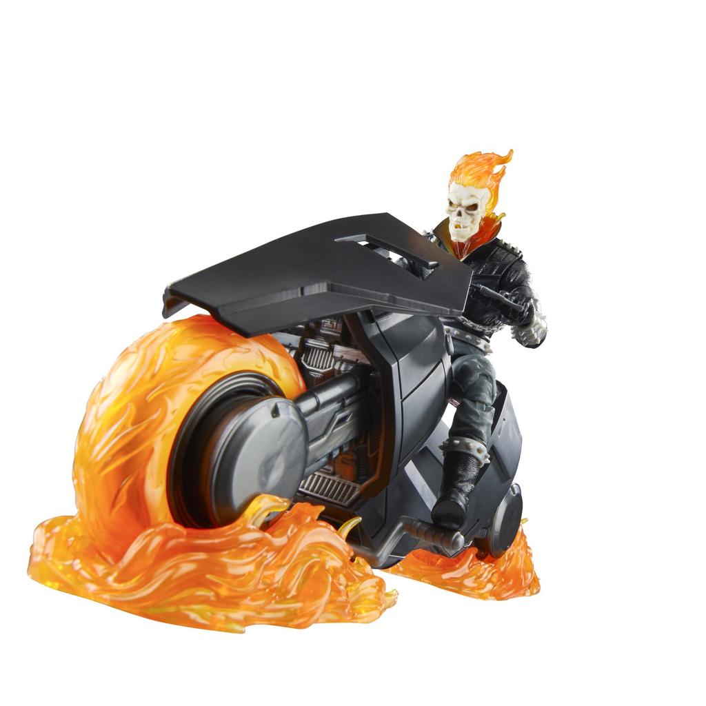 Hasbro Marvel Legends Series Ghost Rider with Action Figure Marvel 85th Anniversary Comic Authentic Product (Danny Ketch) Bike, 6-inch (15cm) F9118,
