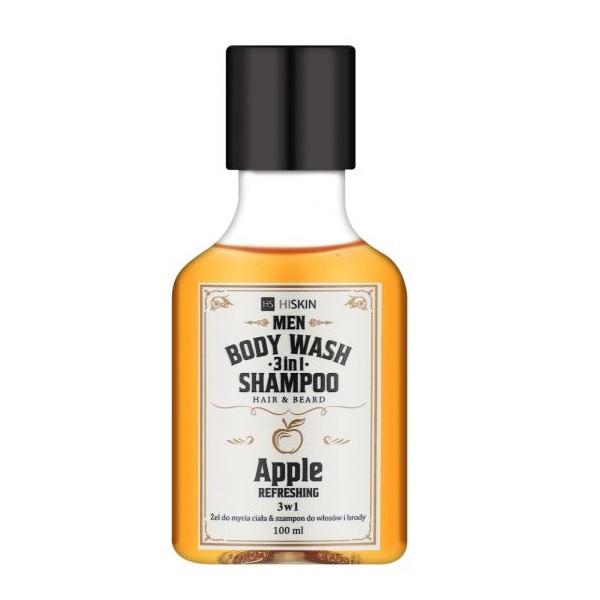 

Shower gel 3in1 Apple Whiskey Body Wash and Hair and Beard Shampoo Whiskey Apple HiSkin 100 ml