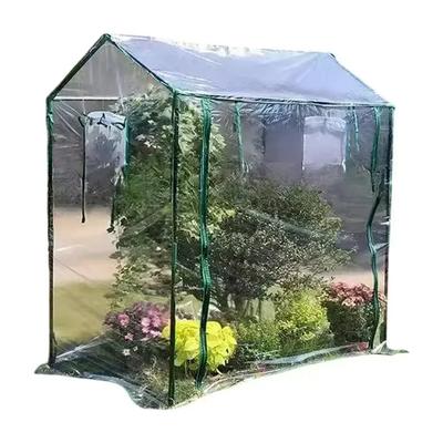 For Home Gardening Rolling Door PVC Greenhouse For Plant Growth Cover Equipment Weather Resistant Convenient Access