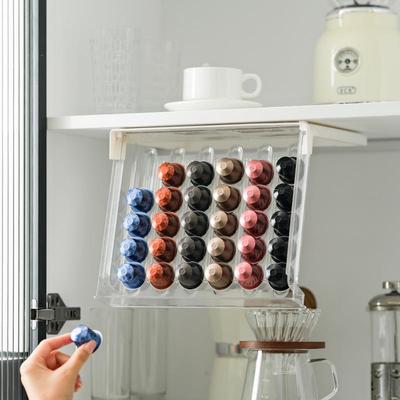 Espressokapsel-Aufbewahrungsständer: Kunststoff-Organizer für 30 Kapseln