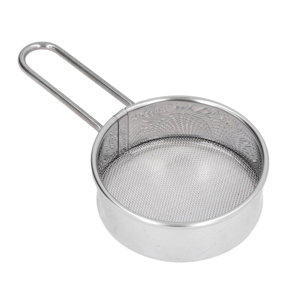 40 Mesh Round Flour Sieve Fine Mesh Mini Flour Sifter Professional Fine Mesh Sieve Home Bakeries