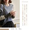 ORWZDCO Long Loose Cold For Everyday Winter Women's Sweater, Sleeve, V-Neck Pullover, Fashionable, Fit, Slimming, Weather, Casual, Elegant, Wear,