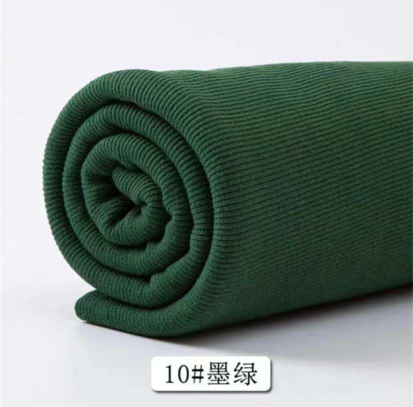 Cotton Stretch Ribbed Knit Fabric, Neckline, Cuffs, Hem, Cinched Elasticated Garment Fabric, Pregnant Woman Belly Support