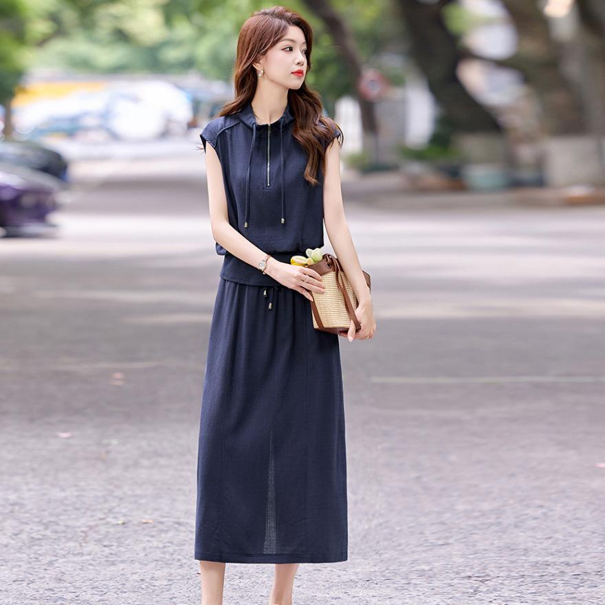 Casual suit skirt women's new super fire  temperament generous and decent wear two-piece suit