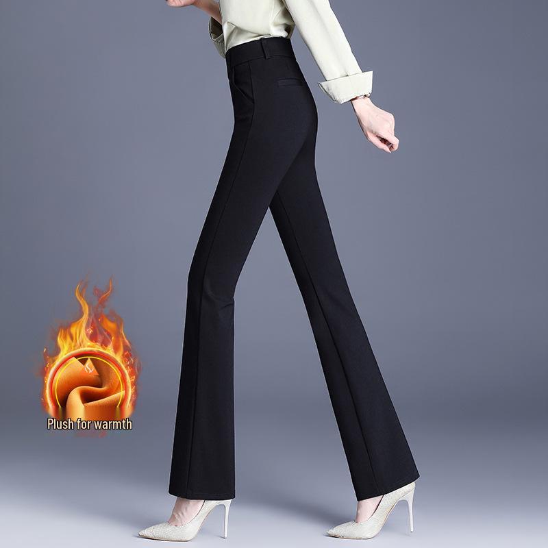 High-Quality Women's Micro-Flare High-Waisted Slimming Pants for Spring/Autumn