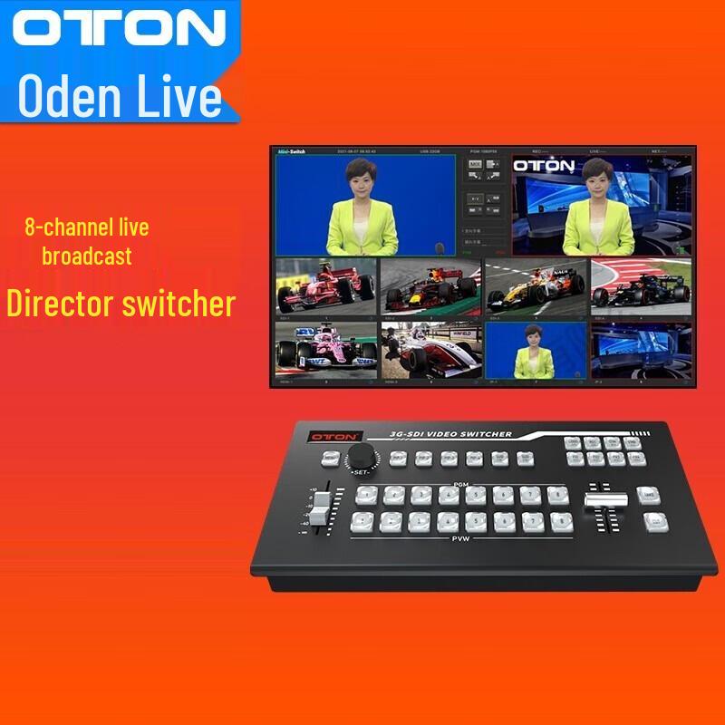 

Oton A16 8-Channel HDMI SDI Live Streaming Switcher