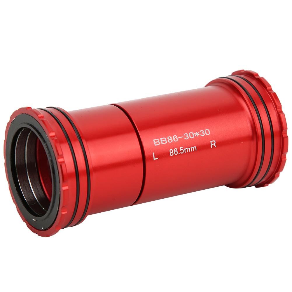 Alloy Bike BB86 Integrated Thread Screw In Locking 4 Bearings Bottom Bracket   Accessory(Black )