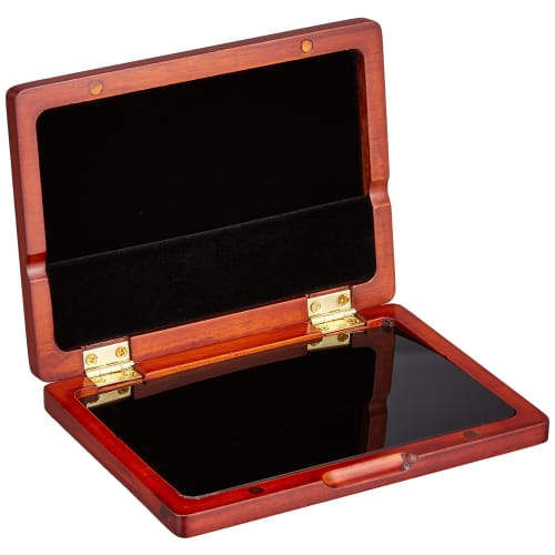 Vivace Wooden Reed Case for Tenor Saxophone and Bass Clarinet, 6-Pack, Brown