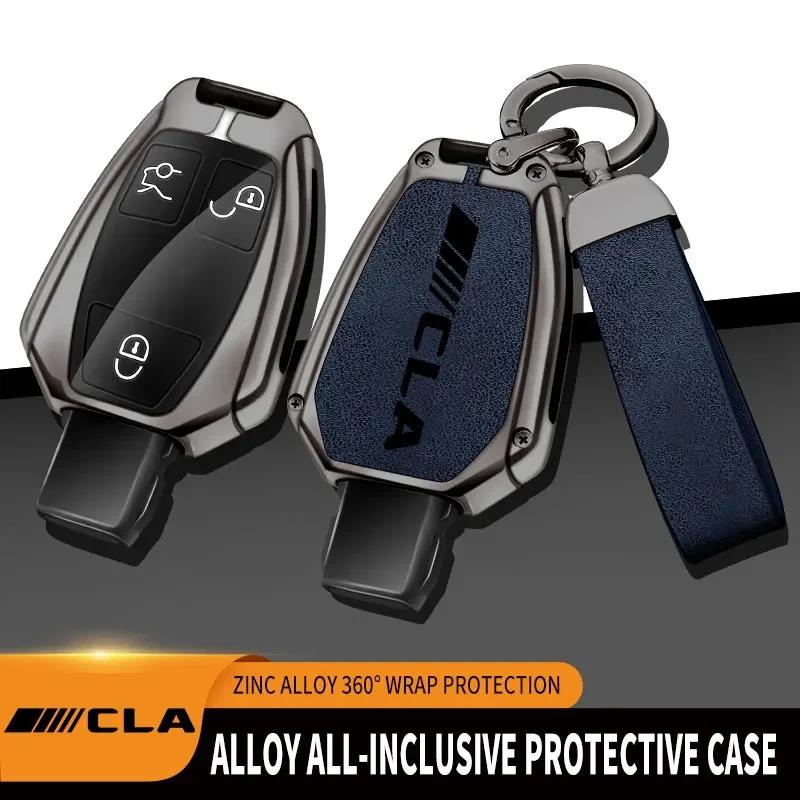 Zinc Alloy Car Key Case For Mercedes Benz CLA200 CLA260 CLA220 Remote Control Protector For Mercedes Benz CLA Car Key Cover
