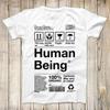 100% Bio Humain Drôle T-shirt Être Fragile Manipuler Avec Soin Meilleur Cadeau Super Cool Design Haut T-shirt Unisexe 2696