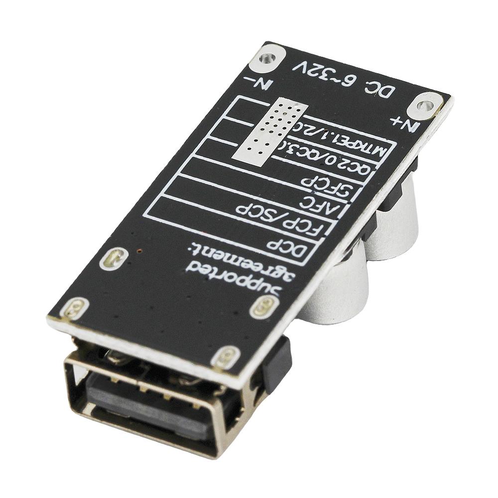 USB QC3.0 QC2.0 DC-DC Buck Converter Charging Step Down Module 6-32V 9V 12V 24V To Fast Quick Charger Circuit Regulator Board 5V