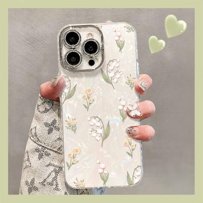 Full Screen Daisies for Apple 16 Promax Personality 15 Brand New 14 Mobile Phone Case for IPhone 13 Electroplating 11 Creative