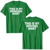 This Is My Drinking Shirt and Driving Shirts Funny Quotes TShirt Letters Printed Sayings Graphic Tee Tops Short Sleeve Blouses