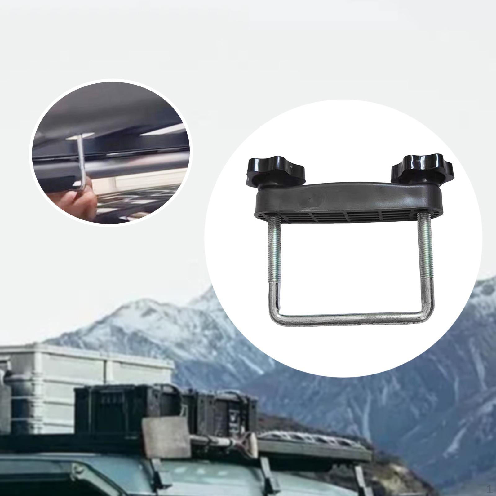 

Крепление для автобокса, Универсальный сверхпрочный U-образный кронштейн, Крепление для багажника Hole to Hole 8cm