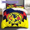 Club América  Pattern Bedding Quilt Set  Home Decoration  Gift (1 * duvet cover + 2 * pillowcase  without core)