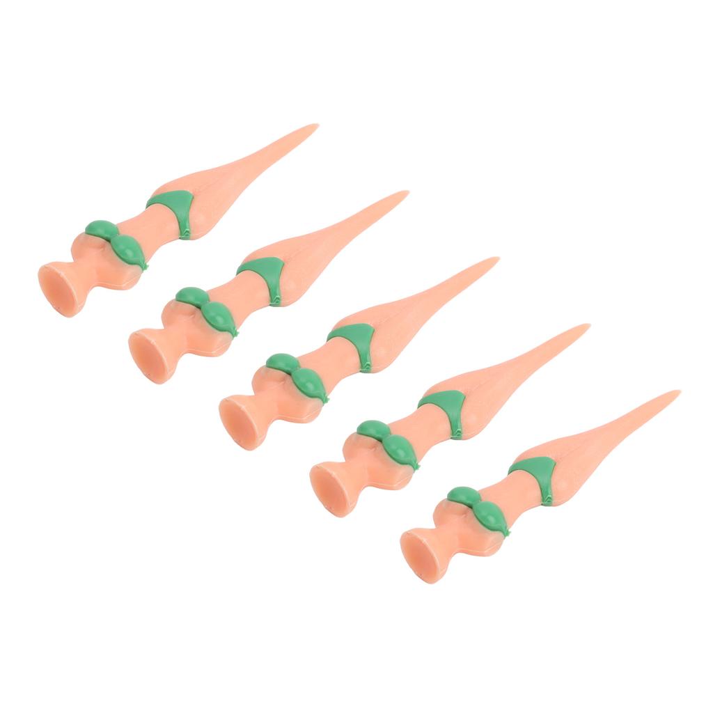 5 Buc. Tees de Golf Plastic Anti-Alunecare Lady Bikini Girl Tees de Practică Golf pentru Antrenament Golf Green