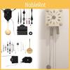 Sleek Metal Clock Accessories Adjustable Pendulums Music Function Office Home