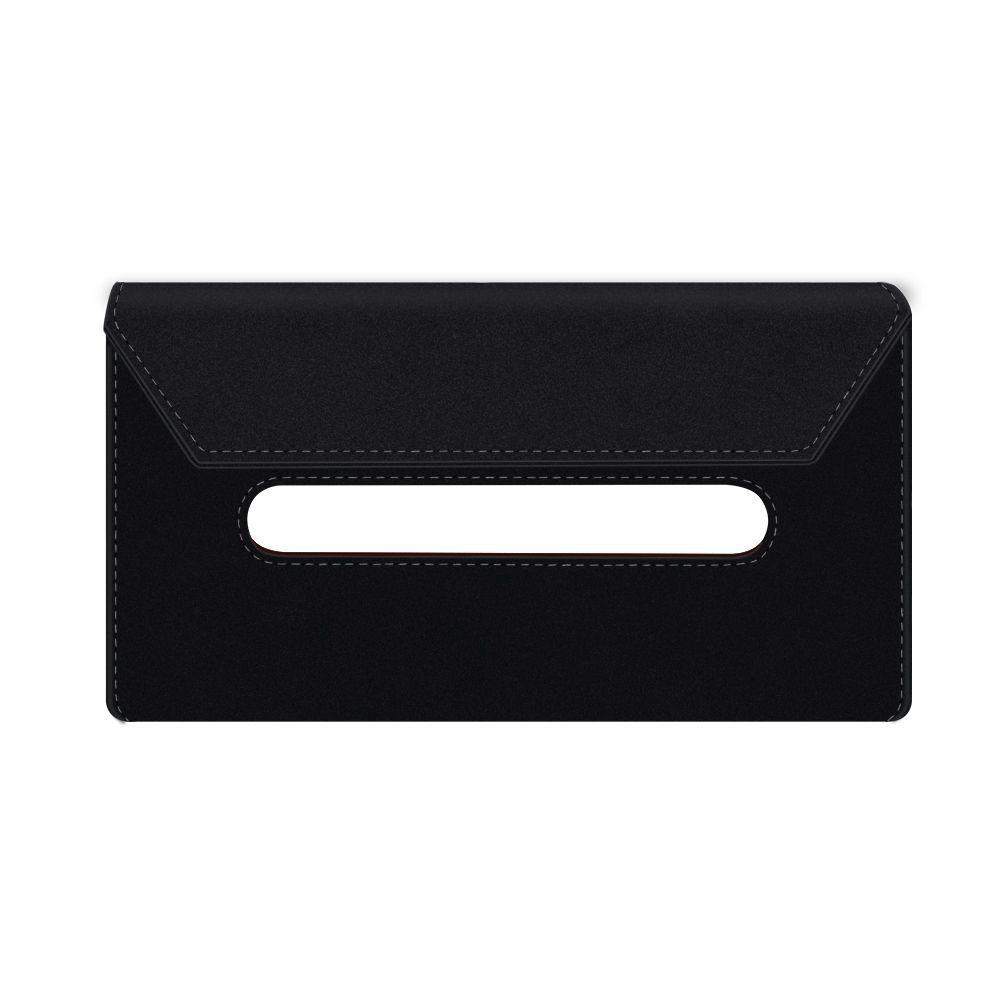 Universal Car Sun Visor Hanging Tissue Box - High-End Interior Napkin Holder
