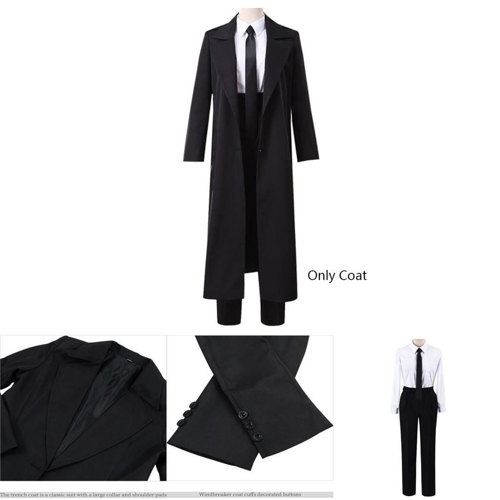 Vibrant Chainsaw Man Makima Cosplay Uniform Ideal For Halloween Celebrations