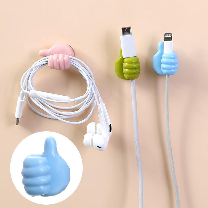 

1 шт., клейкая стойка-органайзер для хранения, большой палец вверх, настенный крючок без перфорации, липкий крючок, держатель-зажим